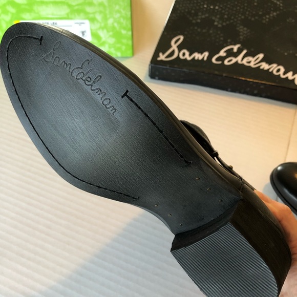 New in box! Sam Edelman Black Leather Ankle Booties. Size 8.5 - Picture 16 of 16